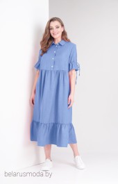 Платье Vilena, модель 815 голубой