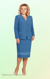 Костюм с юбкой Vitol Fashion, модель 2115 синий