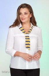 Блузка Vitol Fashion, модель 106-1 белый