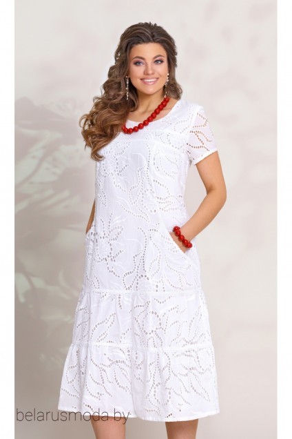 Платье Vittoria Queen, модель М-11033 белый