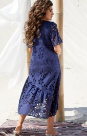 Платье Vittoria Queen, модель 15823-1 темно-синий