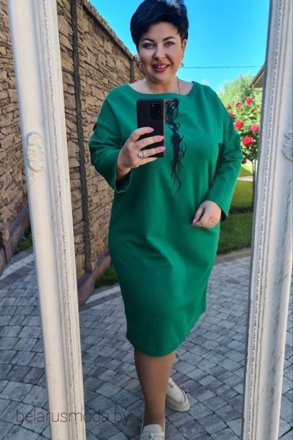 *Платье 16913-2 зеленый Vittoria Queen