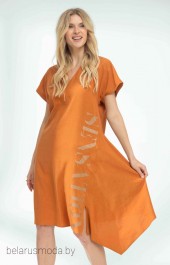 Платье Vladini, модель 11109 терракот